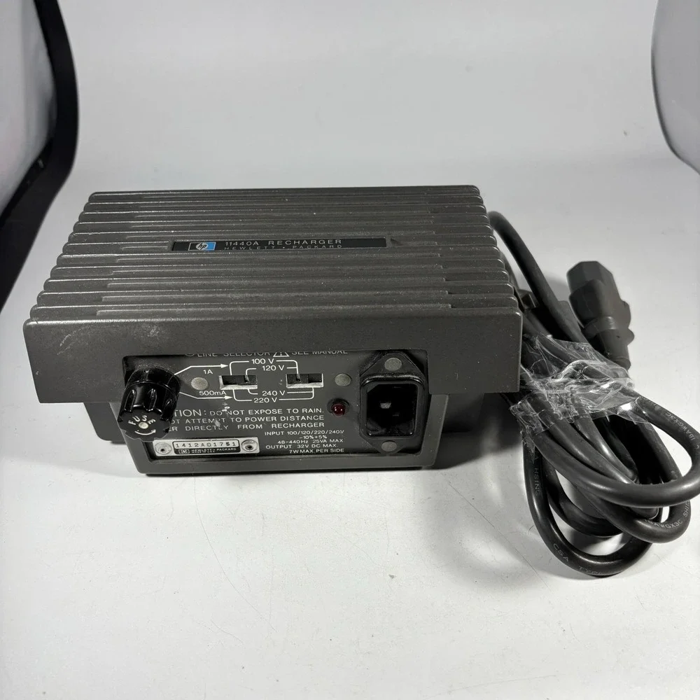 HP 11440A Recharger Power Supply‎ Charger 100/120/220/240V Vintage Tested Works